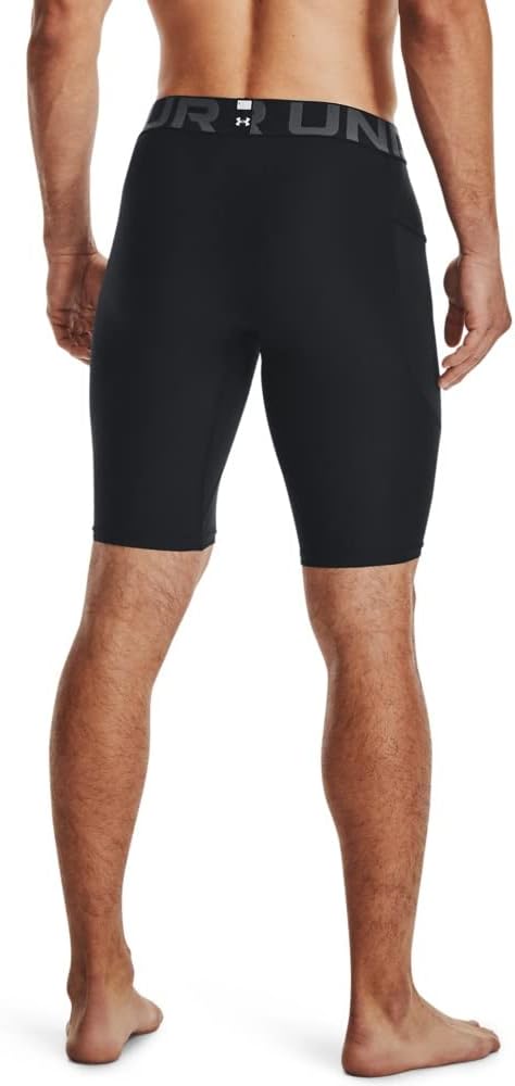 Under Armour Men's HeatGear Pocket Long Shorts , Black Small