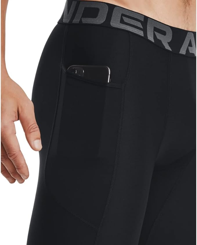 Under Armour Men's HeatGear Pocket Long Shorts , Black Small