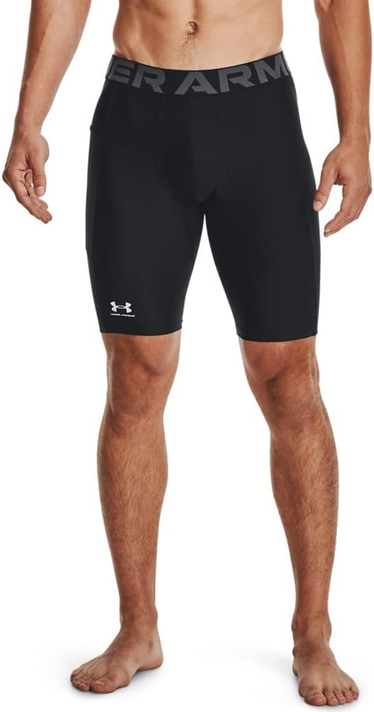 Under Armour Men's HeatGear Pocket Long Shorts , Black Small