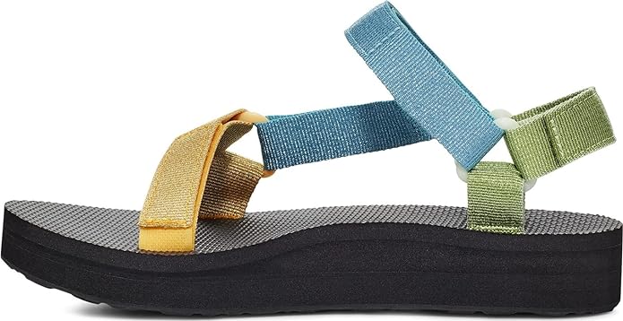 Teva Women's Midform Universal Sandal, Metallic Blue Multi, 7