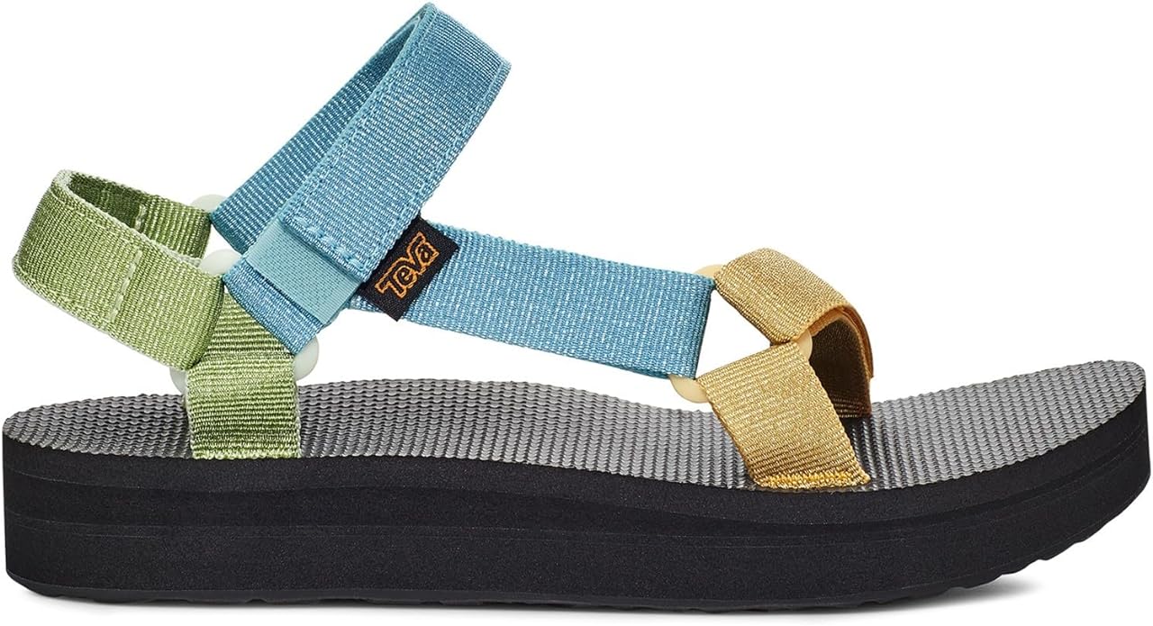Teva Women's Midform Universal Sandal, Metallic Blue Multi, 7